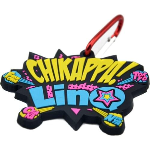 OneBandaHouse 3D Soft PVC Keychain with Carabiner for Give Away Gift