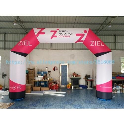 Sell cheap 5.6/3.8m high quality outdoor commercial campaign Oxford cloth inflatable arch with built-in fan