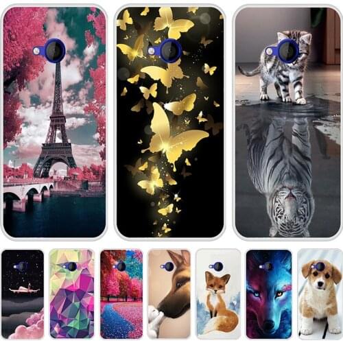 TPU Phone Case Silicone For HTC U Play Silicone Soft Lovely Animals Back Cover For HTC U Play Case