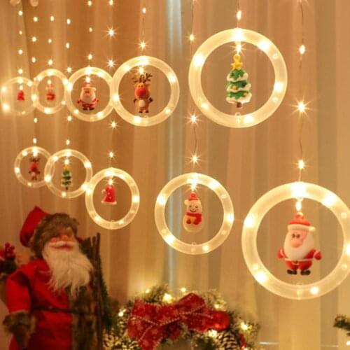 Environment-friendly Pretty Christmas LED String Lamp Lightweight Fairy Light Safe for Wedding