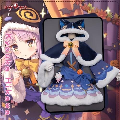 PRE-SALE UWOWO Game Princess Connect! Re:Dive Kyouka Hikawa Cosplay Costume Meow Kura Cute Girl Dress Cosplay