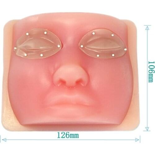 Double eyelid surgery suture training model with 3 pair Eyelid