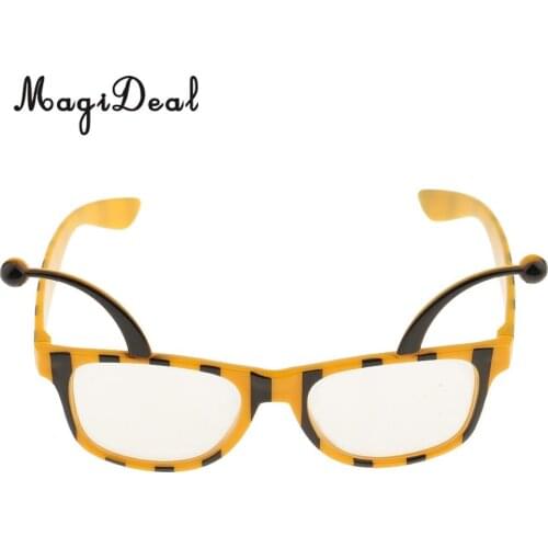 Funny Bee Party Glasses Honeybee Eyeglasses Costume Adult Kids Fancy Dress