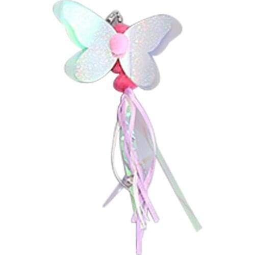 1PC Cat Wand Toy Refill Fake Feather Sequin Cat Teaser Replacement Kitten Teaser Toy Refill Cat Toy Attachments Pet Supplies