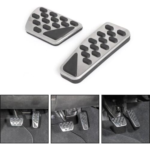 Artudatech Gas & Brake Pedal Cover Kit For Wrangler JL 2018+ For Gladiator TJ 2020 Accessories