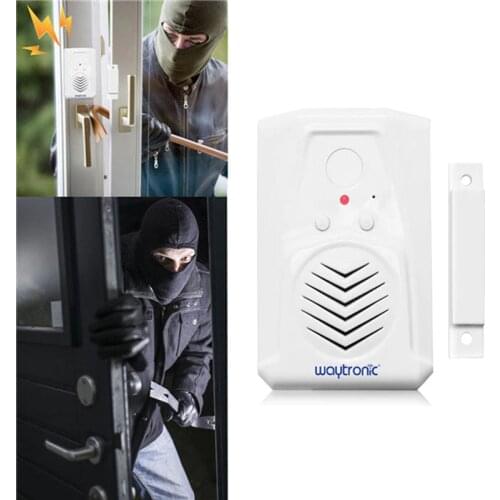 Wireless Door Sensor Alarm, Door Window Entry Alert Security Magnetic Sensor,Refrigerator Door Switch Reminder DIY Voice