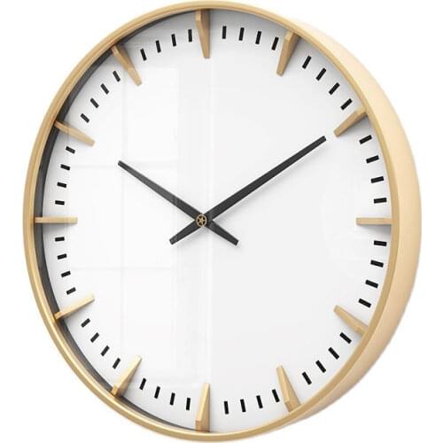 Nordic Large Wall Clock Modern Design 50CM Metal Luxury Wall Clcoks Home Decor Living Room Creative Mute Watch House Decoration