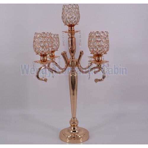 CrystataShine Decorative Crystal Candlesticks