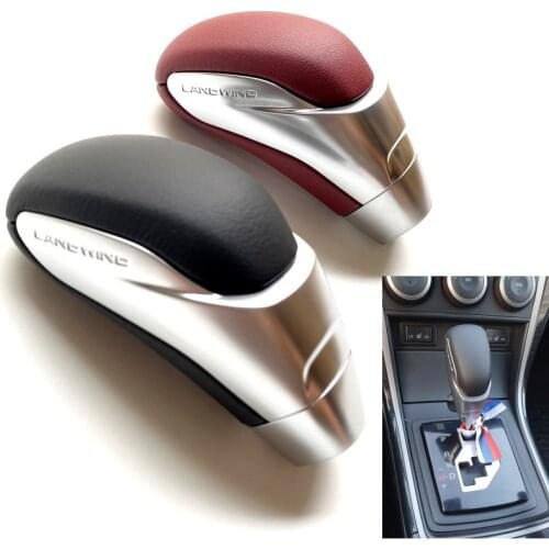 Automatic Car Shift Gear Knob Stick Lever Head for Mazda 3 5 6 8 for MX-5 for CX-5 CX-7 CX-9 Genuine Leather
