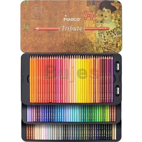 Marco Master 48/72/100/120 Color Pencil,Oil Colored Pencils,Professional Watercolors Pencil Art Design Coloring Pencil,Drawing