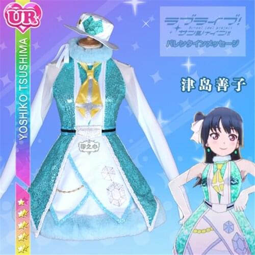 Lovelive Sunshine Aqours New Tsushima Yoshiko Dress Christmas Eve Sacred Snow Collaboration Awaken the power All Member Dress