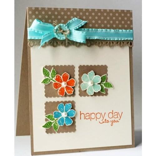 Plant flower leaves Metal cutting dies cut die Shasta Daisy Scrapbook DIY home decoration Album Crafts Paper Card