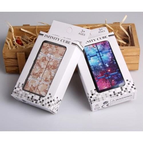 Creative Infinity Cube Mini Toy Finger Relief Magic Cube Blocks Children Kids Funny Toys Best Birthday New Year Gift