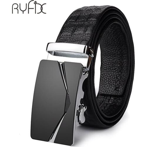 Men Leather belt male genuine leather belt Automatic Buckle Fashion Designer High Quality Mens belts luxury BL391