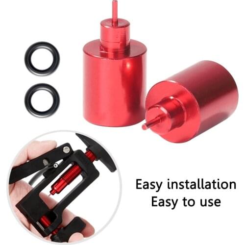 2pcs Durable Bicycle Oil Needle Tool w/ Washers Lightweight Olive Connector Multifunctional Inserting Oil Tube Hose Cutter