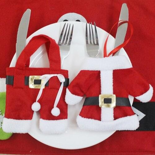 Christmas articles Christmas table decoration Christmas knife and fork set Christmas tableware set Christmas clothes