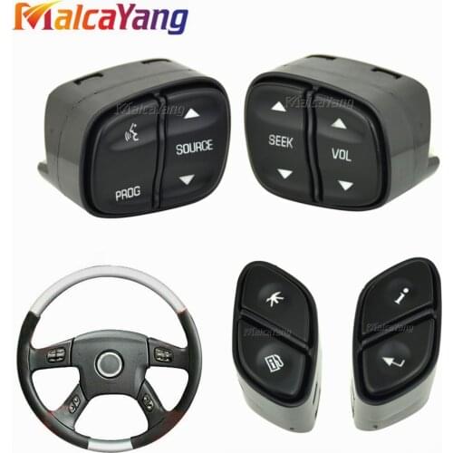 LED Light Steering Wheel Radio Source Switch 1999442 For Silverado Yukon Hummer H2 Avalanche seek Chevy GMC