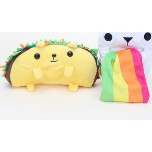 Taco Cat Rainbow Ralphing Cat Collectible Plush toy doll Taco Cat Rainbow Ralphing Cat plush doll
