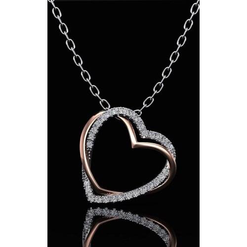 YPAY8 Fashion 925 Sterling Silver Ladies Top Quality Ladies Love arrow Gold Super Long Sweater Chain Fall Party Necklace Jewelry