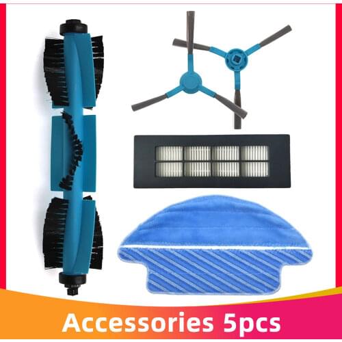 Spare Replacement Kits for Cecotec Conga 3090 Washable Roller Side Brush Hepa Filter Mop Cloth Cost-effective Alternatives