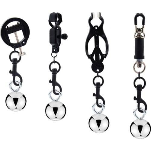 Women Nipple Clamps Weight Heavy Papilla Stimulator Men/Women Breasts Clips Couple Sex Products Nipple Pendant splint BDSM Games