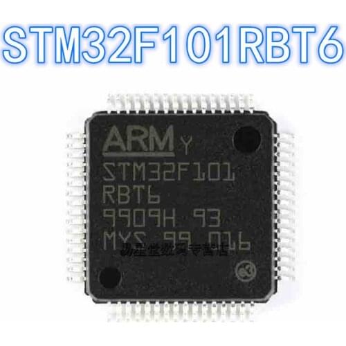 1PCS 100% new original authentic STM32F101RBT6 QFP-64 32F101RBT6 QFP64 32-bit microcontroller