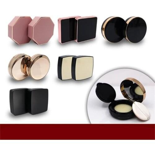 1Pc Empty Air Cushion Puff Box Portable Cosmetic Makeup Case Container with Powder Sponge Mirror for Bb Cream Foundation Diy Box
