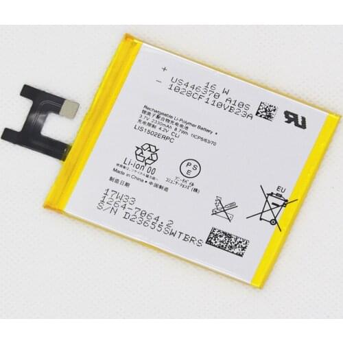 10pcs/lot LIS1502ERPC 2330mAh battery For Sony Xperia Z L36h L36 c6602 C6603 S39H C2305 M2 S50H D2303 D2305 D2306