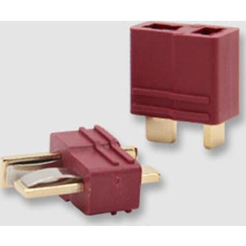 2sets/lot All copper tape jacket T plug anti - slip large current gold - plated connector power plug socket model die