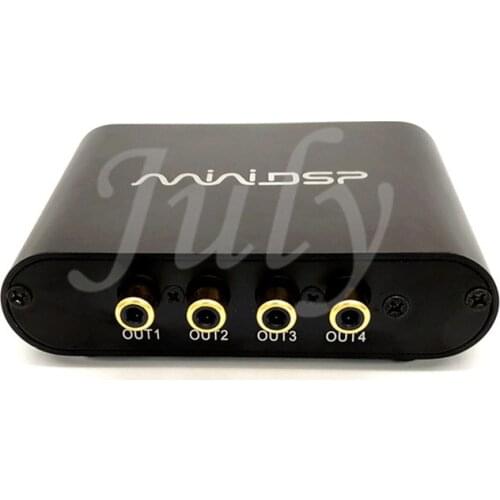MiniDSP two-in-four-out audio processor civil household digital audio processor 24bit, 48KHz sampling rate