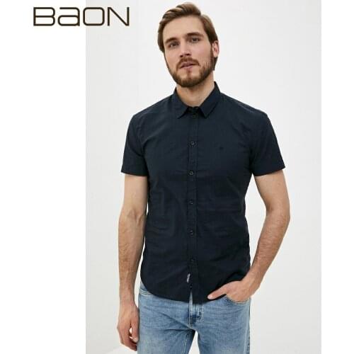 Мужские повседневные рубашки BAON China At AliExpress