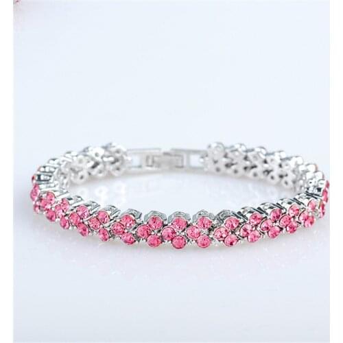 Elegant High Quality 5 Color bracelets bangles Chain Fine Bracelet Fit European Charm Bracelet for Women DIY Handmade Jewelry