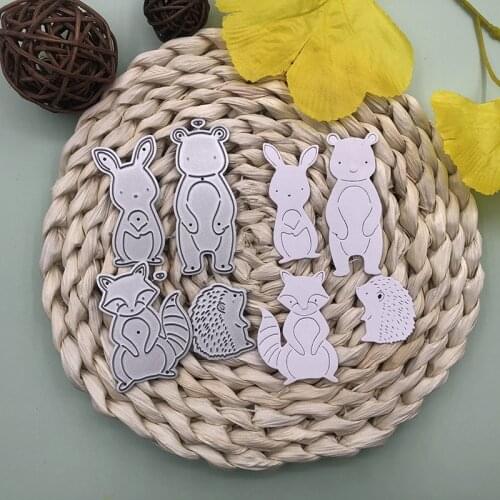 CH Woodland Tribe Stencil Metal Cutting Dies For Scrapbooking Practice Hands-on DIY Album Card Craft Decoration