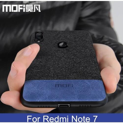 For xiaomi redmi note 7 case cover note7 back cover fabric silicone protective case coque MOFi original redmi note 7 pro case