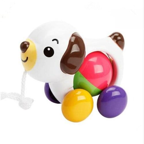Baby Funny Toy Baby Children Noise Maker Toys Pull Puppies Dog With Rattling Function Best Birthday Gift