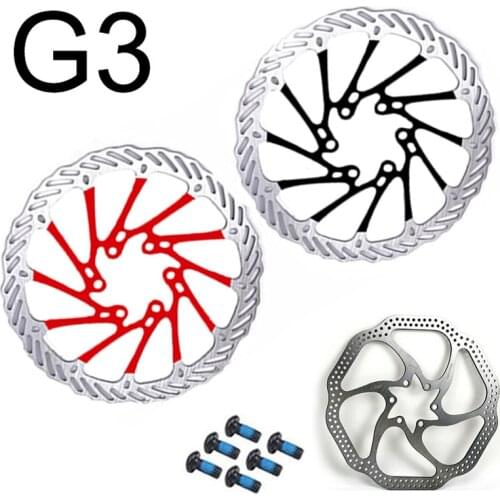 G3 Bicycle Disc Brake Rotor 160/180/203MM disc brake pad Stainless-Steel 6 Bolts Super Light Disc Brake MTB bike part