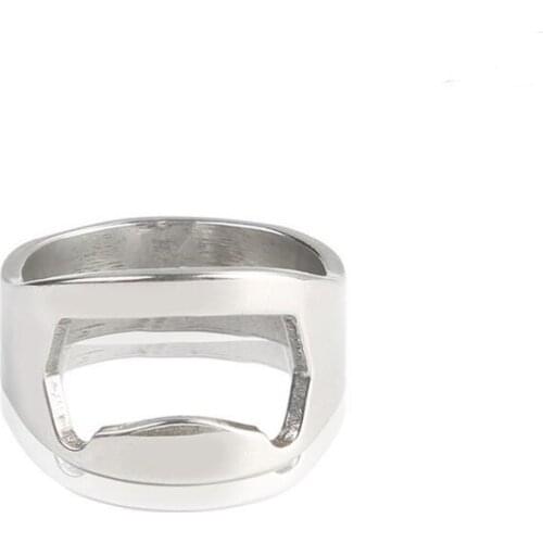 Fedex DHL Free Shipping Newest Stainless Steel Beer Bar Tool Finger Ring Bottle Opener LX6721