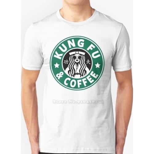 Kung Fu And Coffee - Kung Fu Short-Sleeve T-Shirt Summer Men Streetswear T Shirt Kung Fu Funny Kung Fu Kung Fu Training Kung Fu