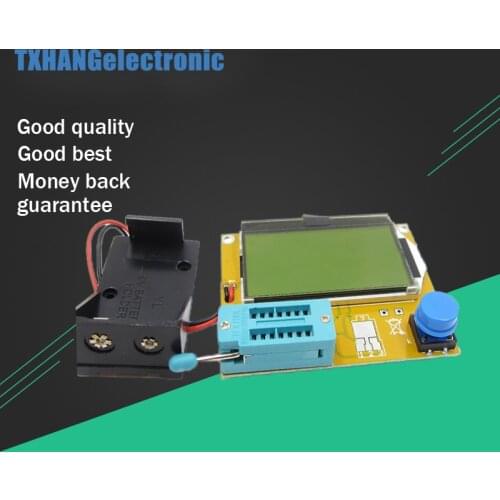 LCR-T4 Mega328 M328 Multimeter LCD Backlight Transistor Tester Diode Triode Capacitance ESR Meter 12864 Display MOS PNP NPN diy