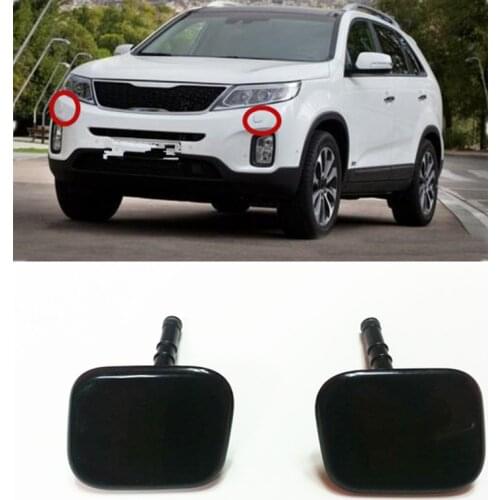 Headlight Washe Cylinder Spray Nozzle Jet Cover Cap for kia Sorento 2010 2011 2012 986802P000 986902P000 98680-2P000 98690-2P000