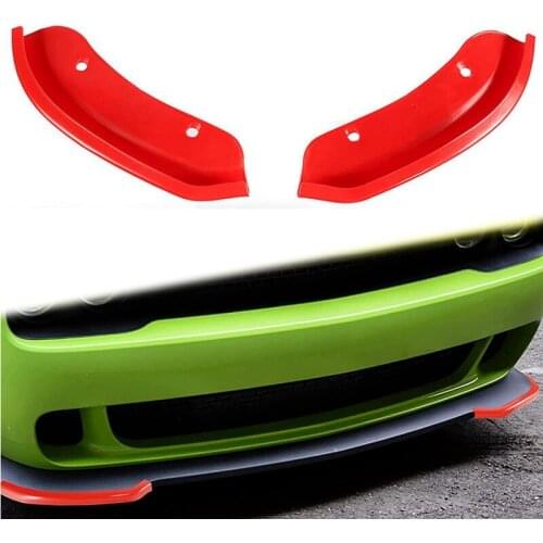NEW-Front Bumper Lip Protective Corner Anti-Collision Cover Trims for Dodge Challenger 2015-2020 Car Accessories