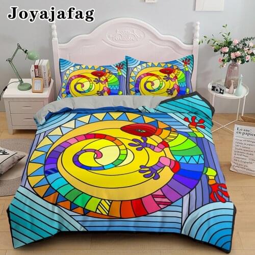 Multicolored Glass Shards Bedding Set Single Double King Queen Size Comforter Cover With Pillowcase Soft Fabric Duvet Covers