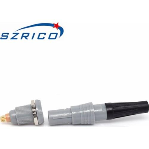 SZRICO 0P 2 3 4 5 6 7 9 pins plug and socket pull push connector for medical