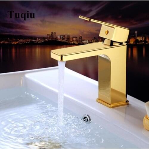 Tuqiu Gold Bath Faucets