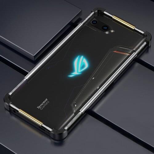 Shockproof Metal Bumper Case For ASUS ROG 5 Case Armor shockproof Aluminum Cover For ASUS ROG Phone 5 3 2 Cool Coques Capa Funda