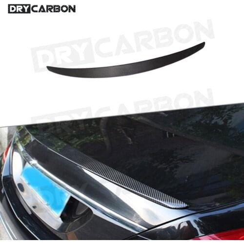 Carbon Fiber Rear Spoiler Wings for Mercedes Benz S Class W222 4 Door S400 S500 S600 S63 S65 AMG 2014-2017 Car Styling FRP
