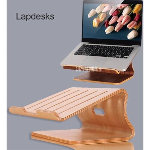 008 wooden laptop cooling stand high quality wooden stand for Apple Macbook for HP and other laptop article design stand