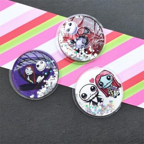 Cartoon Christmas character 1pcs cute quicksand water shaker for phone 12