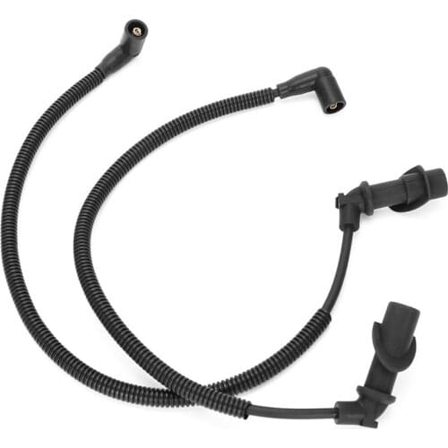 2PCS Ignition Coil Spark Plug Wire 4012439 for Polaris Sportsman Ranger Crew XP RZR 700 800 Repair Part 4011060 4011059 4010909