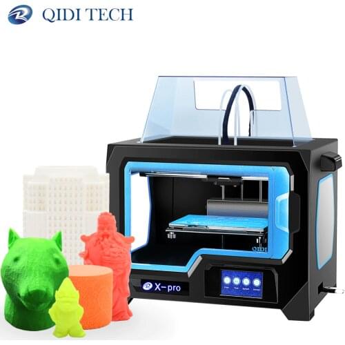 QIDI TECH X-pro 3D printer Dual Extruder wifi/lan connection silence funcation 200*150*150mm ABS And PLA TPU